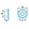 Ecrou hexagonal rondelle tournante